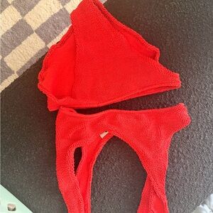 Red Collab YouSwim Bikini Regular Bottom Eva Top
